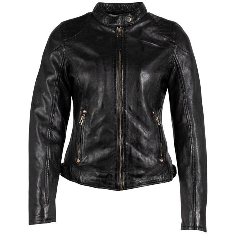 Geaca de Piele Dama Gipsy Neagra GWAneta – Black Friday