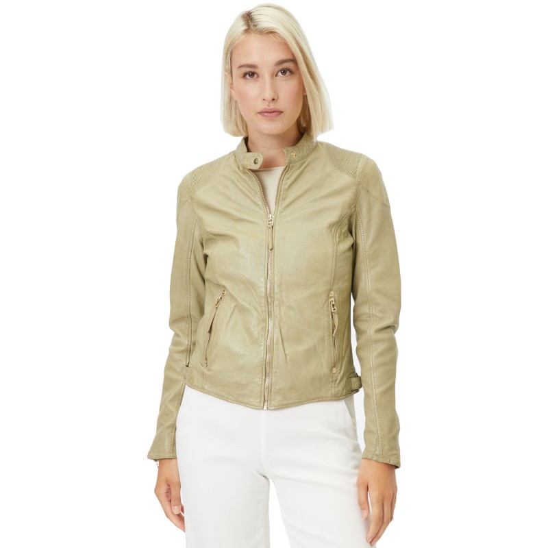 Geaca de Piele Dama Gipsy Verde Deschis GWAneta – Geci de Piele Geaca de Piele Dama Gipsy Verde Deschis GWAneta – Geci de Piele