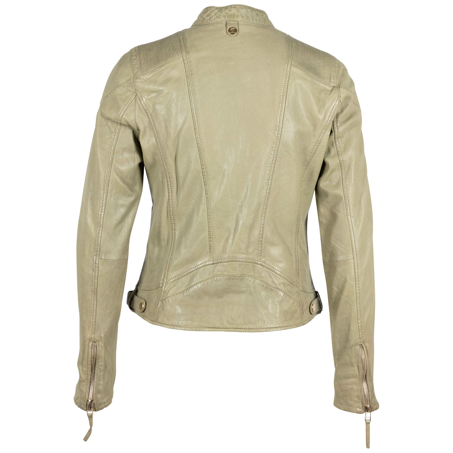 Geaca de Piele Dama Gipsy Verde Deschis GWAneta – Geci de Piele