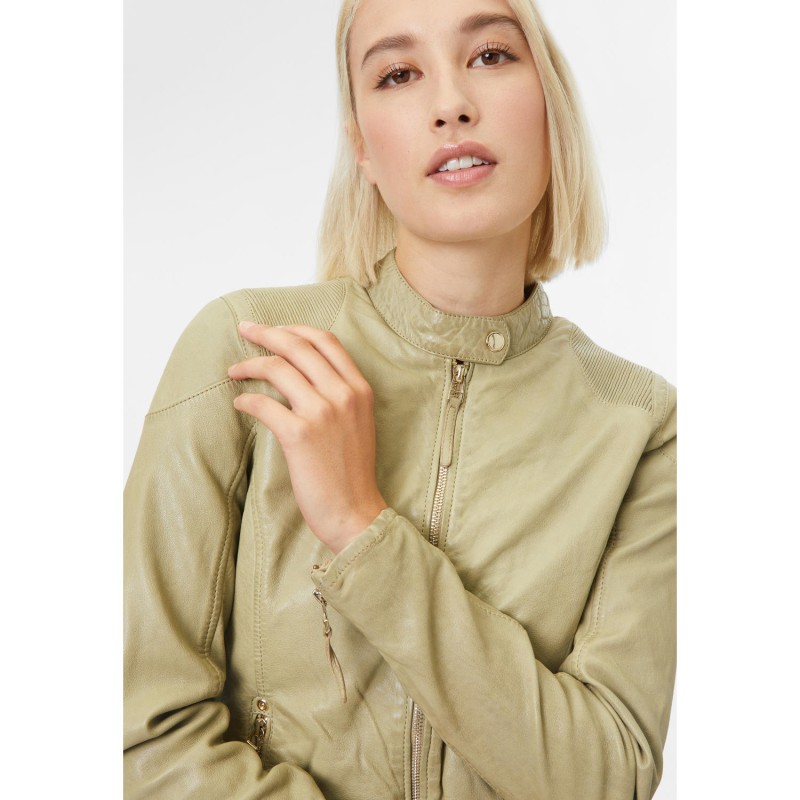 Geaca de Piele Dama Gipsy Verde Deschis GWAneta – Geci de Piele Geaca de Piele Dama Gipsy Verde Deschis GWAneta – Geci de Piele