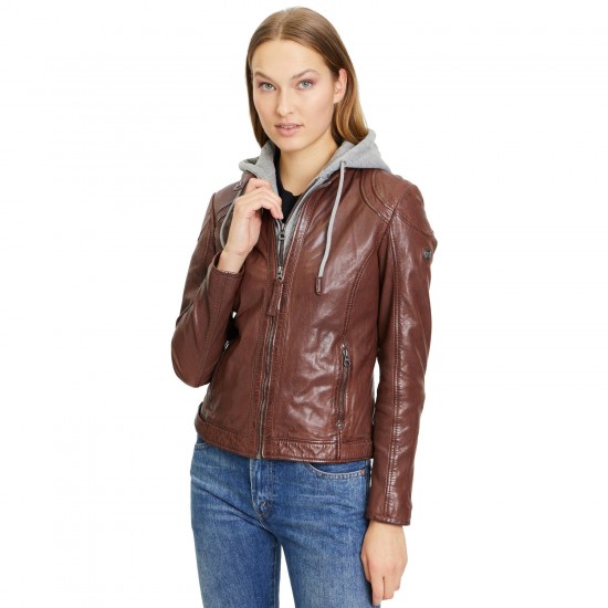 Geaca de Piele Dama Gipsy Coniac GWAnni Geaca de Piele Dama Gipsy Coniac GWAnni