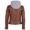 Geaca de Piele Dama Gipsy Coniac GWAnni – Black Friday