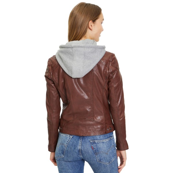 Geaca de Piele Dama Gipsy Coniac GWAnni