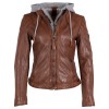 Geaca de Piele Dama Gipsy Coniac GWAnni – Black Friday