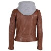 Geaca de Piele Dama Gipsy Coniac GWAnni – Black Friday