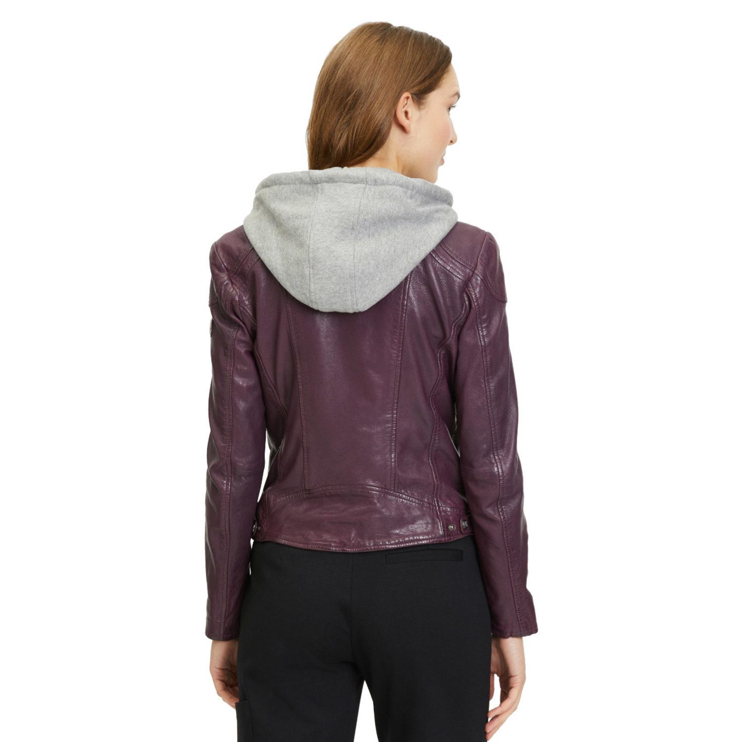 Geaca de Piele Dama Gipsy Mov GWAnni – IMBRACAMINTE