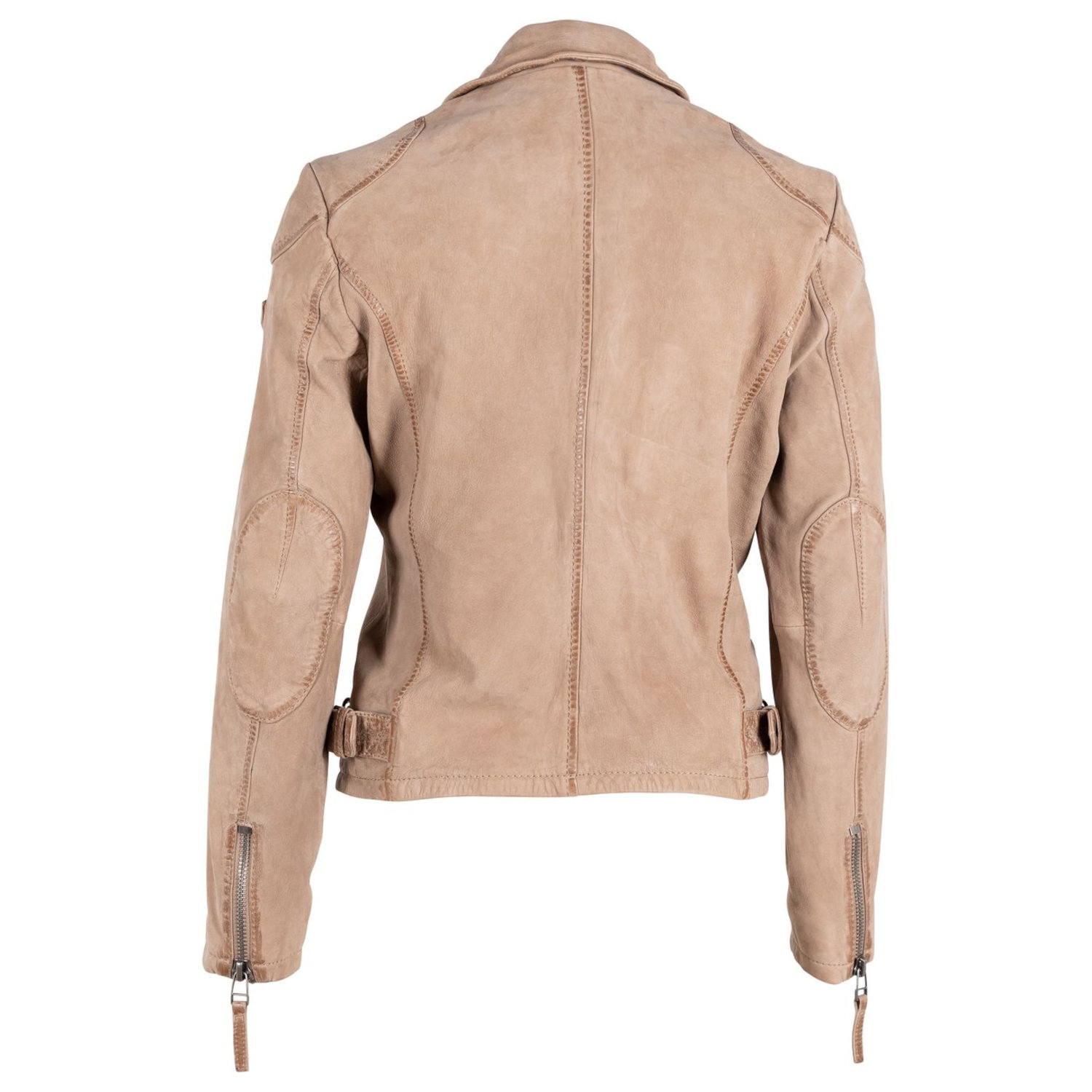 Geaca de Piele Dama Gipsy Bej GWAyla – IMBRACAMINTE