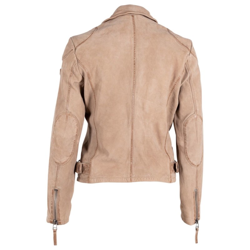 Geaca de Piele Dama Gipsy Bej GWAyla – IMBRACAMINTE