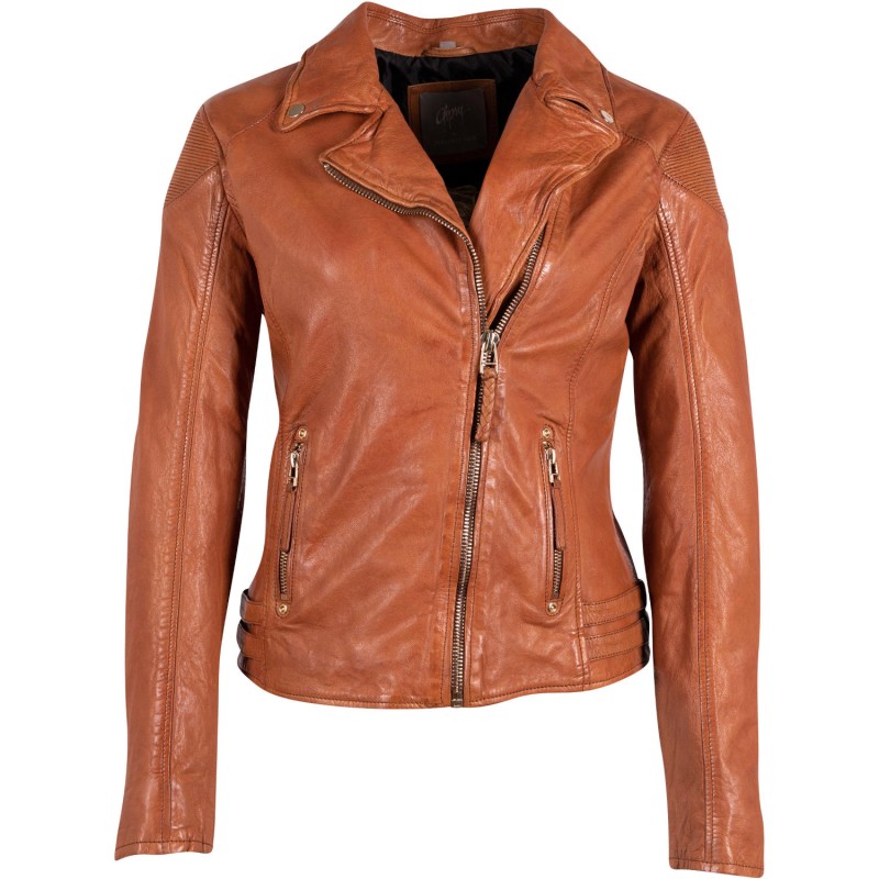 Geaca de Piele Dama Gipsy Coniac GWCadiz – Black Friday