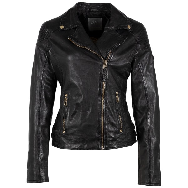 Geaca de Piele Dama Gipsy Neagra GWCadiz – Geci de Piele — fotografia 3