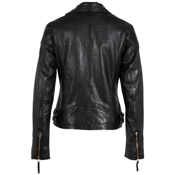 Geaca de Piele Dama Gipsy Neagra GWCadiz – Geci de Piele — fotografia 4