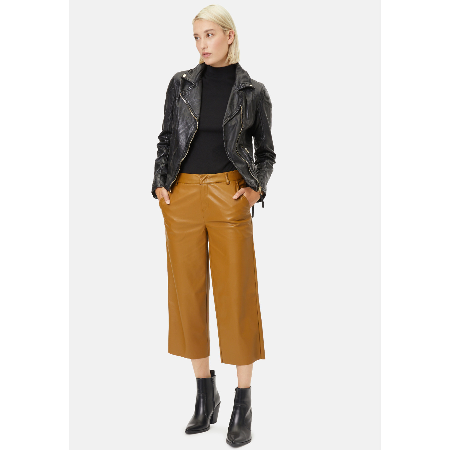 Geaca de Piele Dama Gipsy Neagra GWCadiz – Black Friday