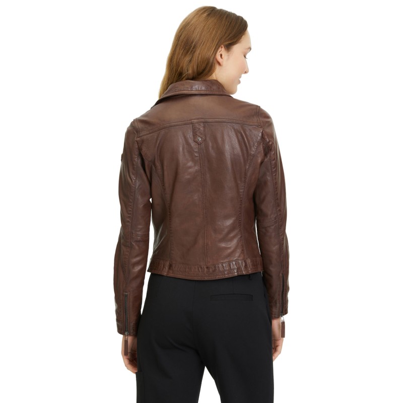 Geaca de Piele Dama Gipsy Castanie GWCaitlin – Black Friday