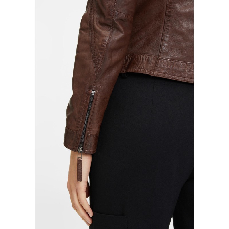 Geaca de Piele Dama Gipsy Castanie GWCaitlin – Black Friday