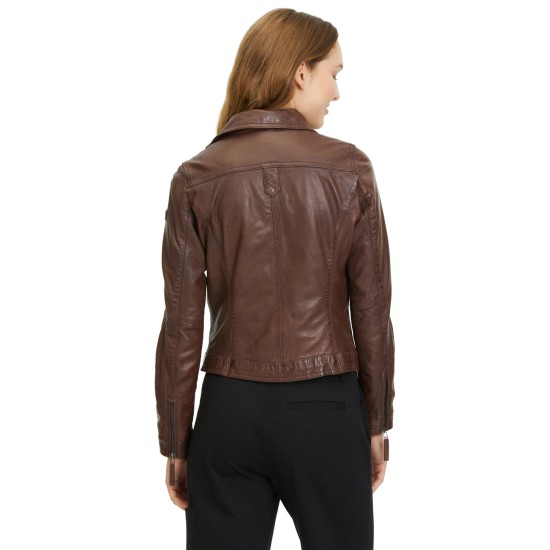 Geaca de Piele Dama Gipsy Castanie GWCaitlin
