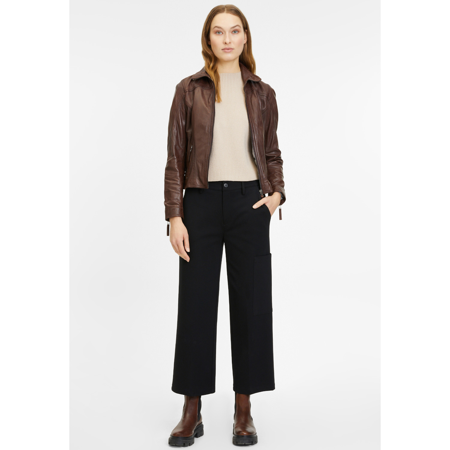 Geaca de Piele Dama Gipsy Castanie GWCaitlin – Black Friday Geaca de Piele Dama Gipsy Castanie GWCaitlin – Black Friday