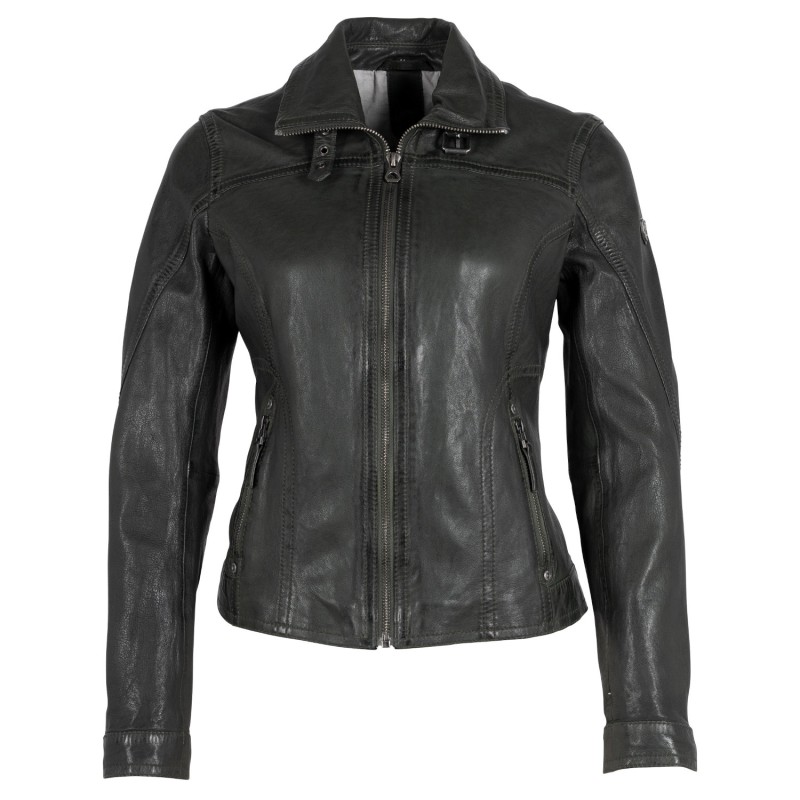 Geaca de Piele Dama Gipsy Verde Inchis GWCaitlin – Black Friday