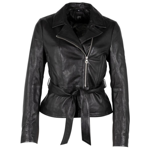 Geaca de Piele Dama Gipsy Neagra GWCamila – Black Friday — fotografia 3