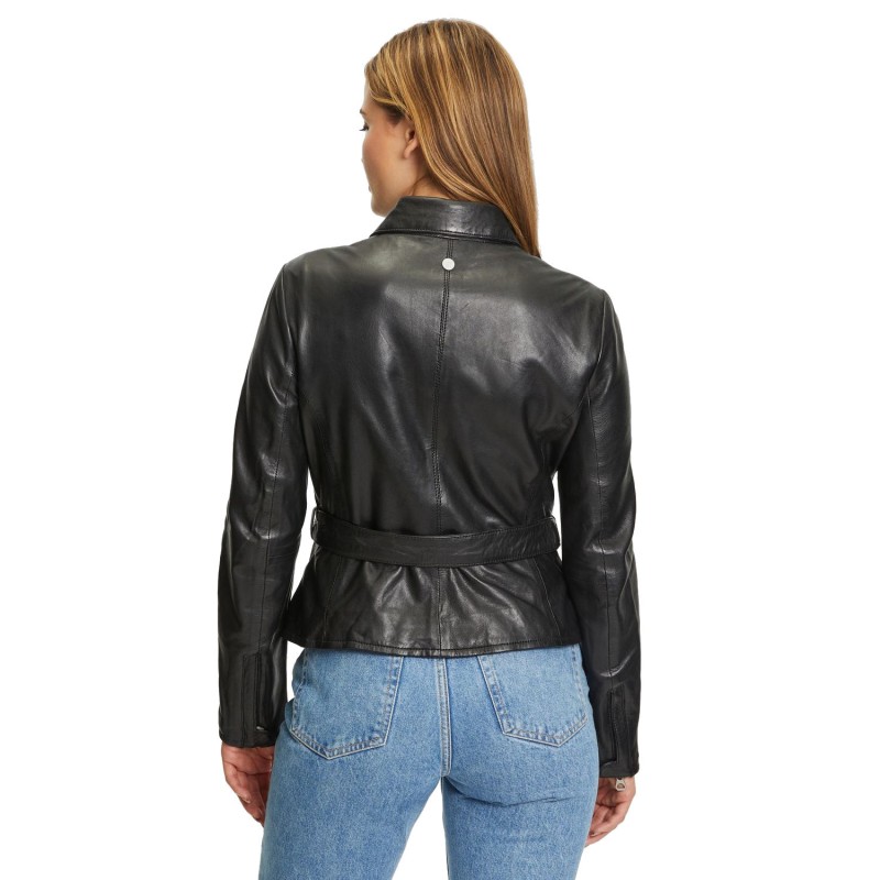 Geaca de Piele Dama Gipsy Neagra GWCamila – Black Friday