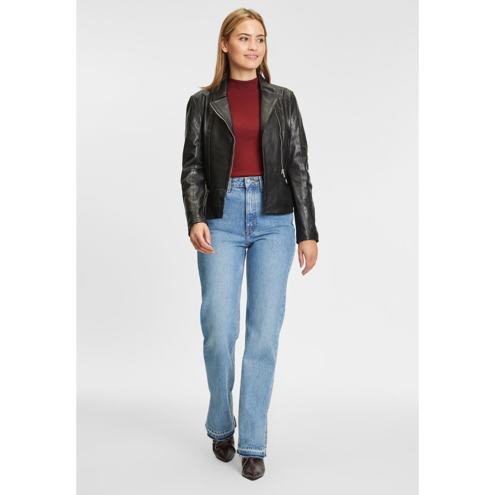 Geaca de Piele Dama Gipsy Neagra GWCamila Geaca de Piele Dama Gipsy Neagra GWCamila - readytowear.ro