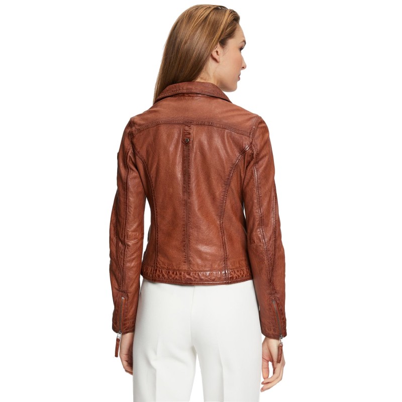 Geaca de Piele Dama Gipsy Coniac GWCardie – IMBRACAMINTE