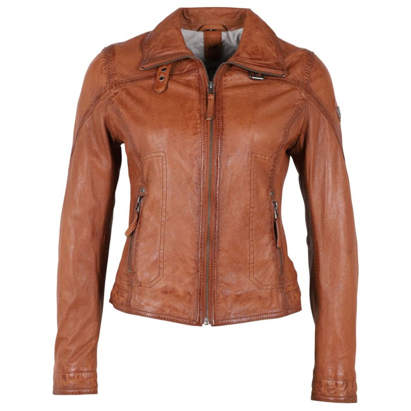 Geaca de Piele Dama Gipsy Coniac GWCardie – IMBRACAMINTE