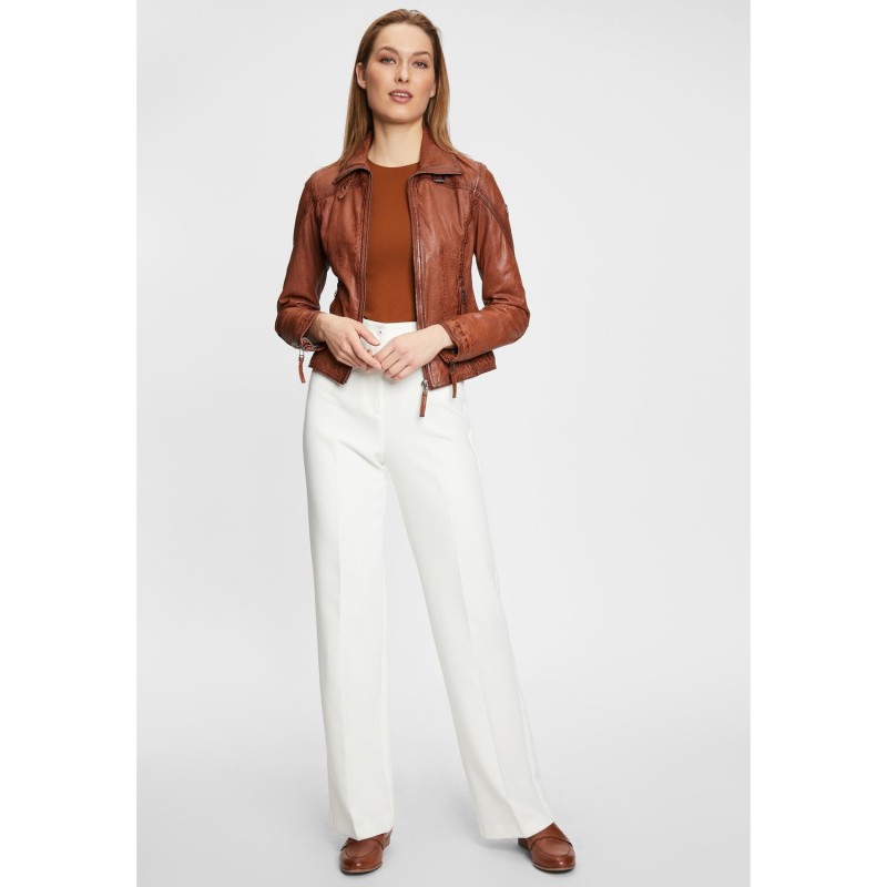 Geaca de Piele Dama Gipsy Coniac GWCardie – IMBRACAMINTE