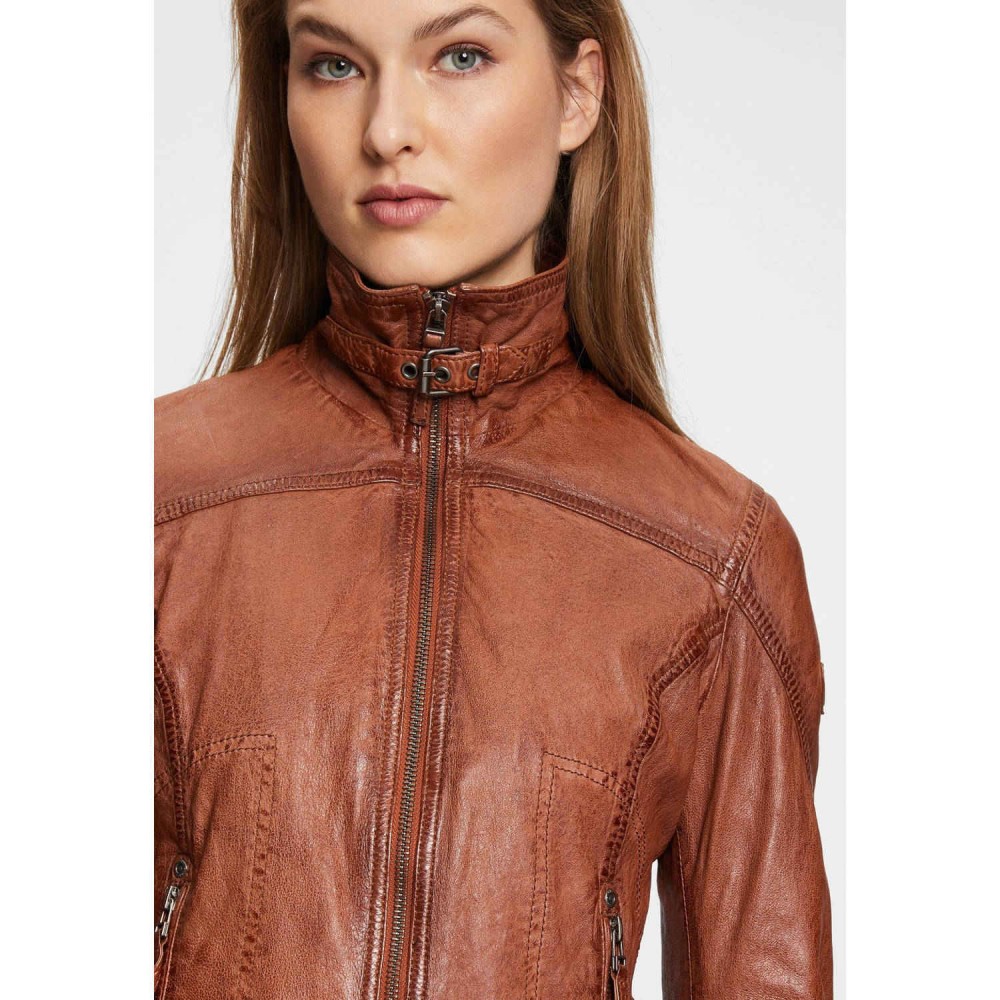 Geaca de Piele Dama Gipsy Coniac GWCardie Geaca de Piele Dama Gipsy Coniac GWCardie - readytowear.ro