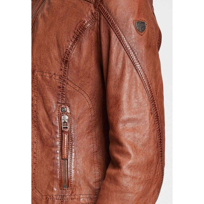 Geaca de Piele Dama Gipsy Coniac GWCardie – IMBRACAMINTE