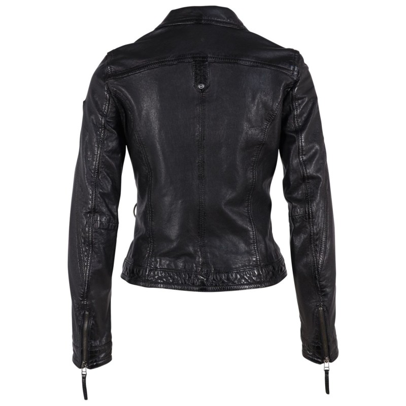 Geaca de Piele Dama Gipsy Neagra GWCardie – IMBRACAMINTE