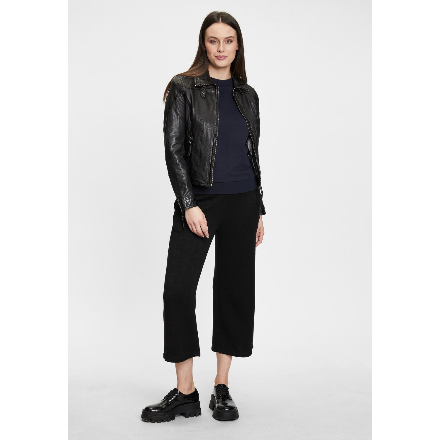 Geaca de Piele Dama Gipsy Neagra GWCardie – IMBRACAMINTE Geaca de Piele Dama Gipsy Neagra GWCardie – IMBRACAMINTE