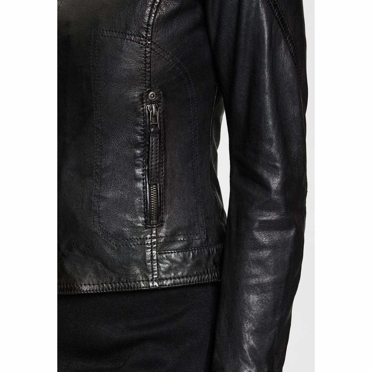 Geaca de Piele Dama Gipsy Neagra GWCardie – IMBRACAMINTE Geaca de Piele Dama Gipsy Neagra GWCardie – IMBRACAMINTE