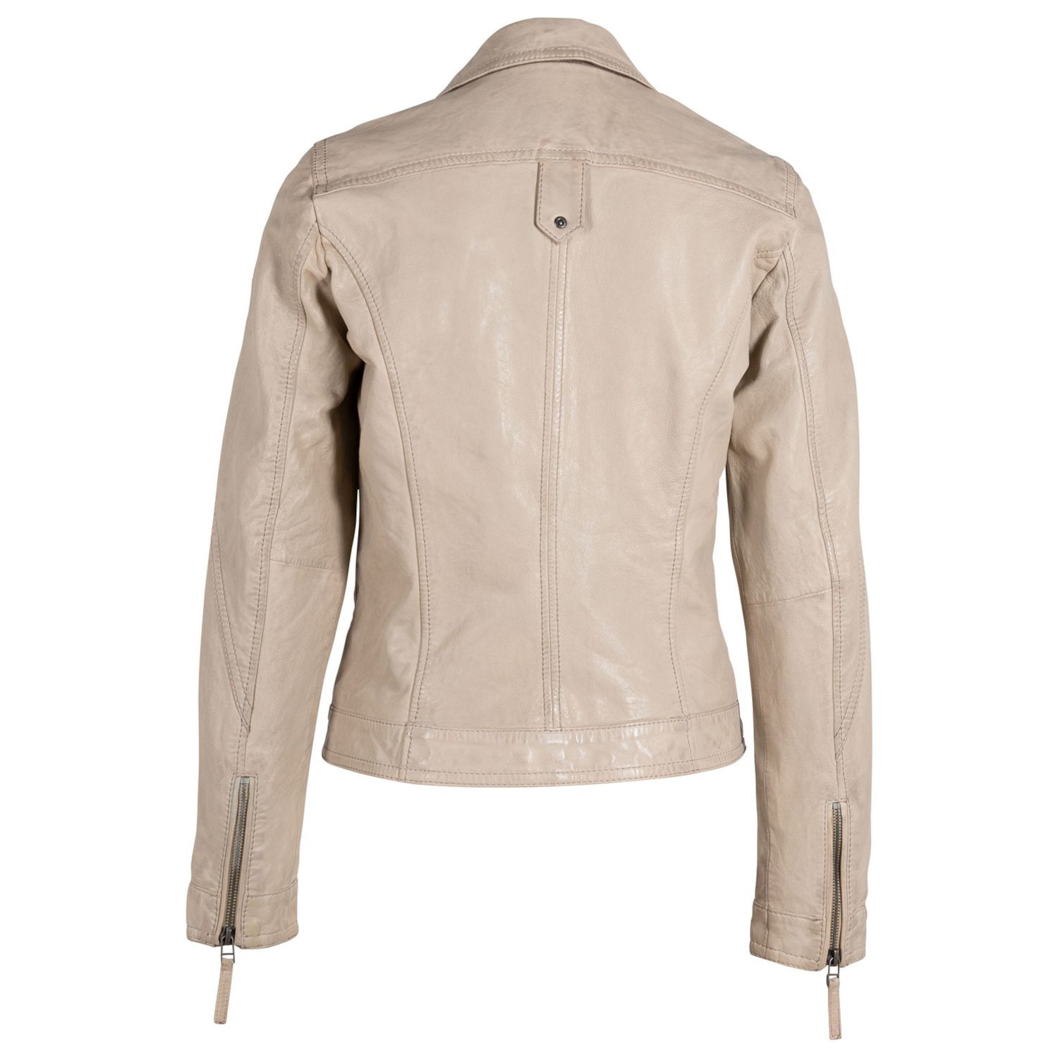 Geaca de Piele Dama Gipsy Bej Deschis GWCarley – IMBRACAMINTE