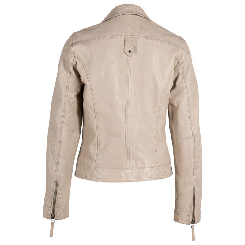 Geaca de Piele Dama Gipsy Bej Deschis GWCarley – IMBRACAMINTE