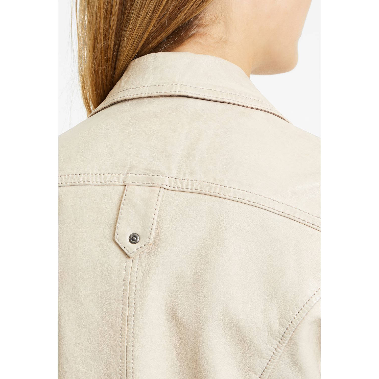 Geaca de Piele Dama Gipsy Bej Deschis GWCarley – IMBRACAMINTE