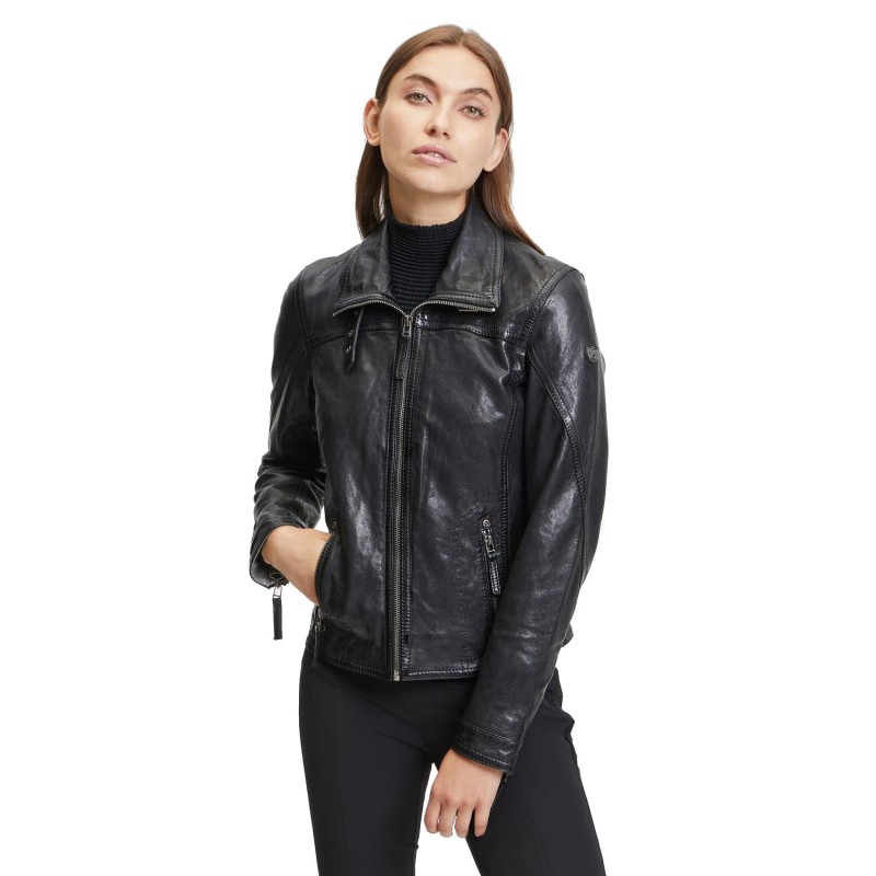 Geaca de Piele Dama Gipsy Neagra GWCarley – IMBRACAMINTE Geaca de Piele Dama Gipsy Neagra GWCarley – IMBRACAMINTE