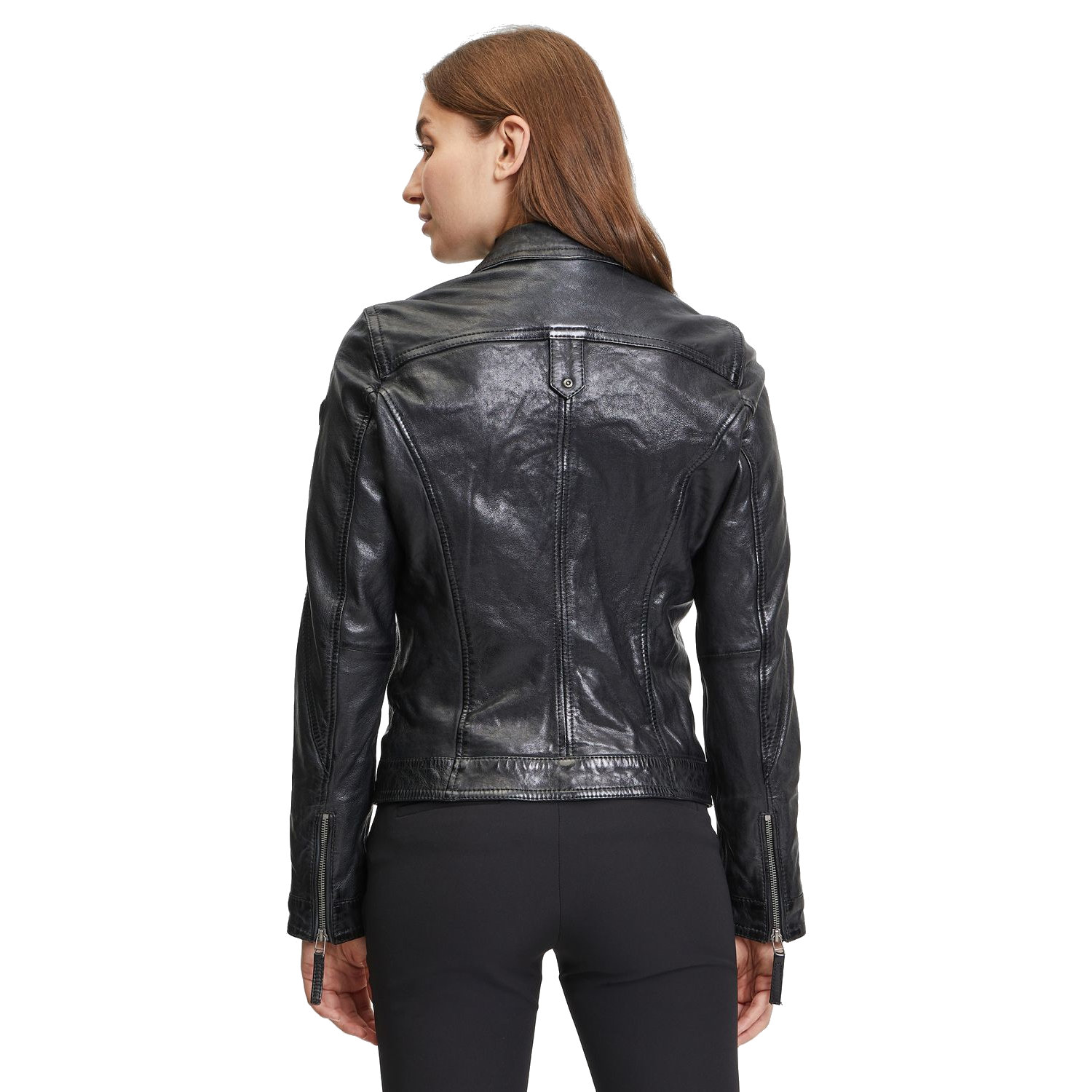 Geaca de Piele Dama Gipsy Neagra GWCarley – IMBRACAMINTE