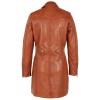 Geaca Lunga de Piele Dama Gipsy Coniac GWCaro Geaca Lunga de Piele Dama Gipsy Coniac GWCaro - readytowear.ro
