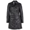 Geaca Lunga de Piele Dama Gipsy Neagra GWCarola Geaca Lunga de Piele Dama Gipsy Neagra GWCarola - readytowear.ro