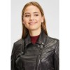 Geaca Lunga de Piele Dama Gipsy Neagra GWCarola Geaca Lunga de Piele Dama Gipsy Neagra GWCarola - readytowear.ro