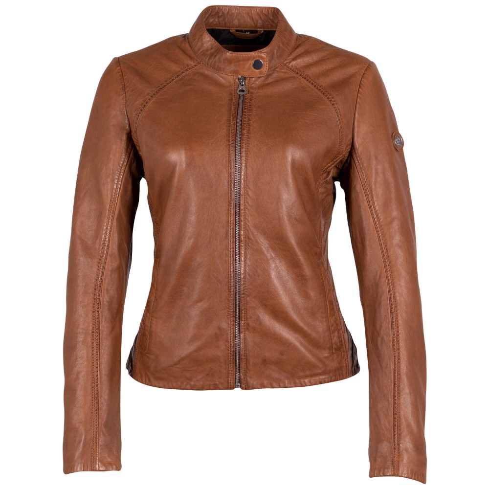 Geaca de Piele Dama Gipsy Coniac GWCharu Geaca de Piele Dama Gipsy Coniac GWCharu - readytowear.ro