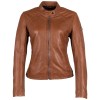 Geaca de Piele Dama Gipsy Coniac GWCharu – Geci de Piele