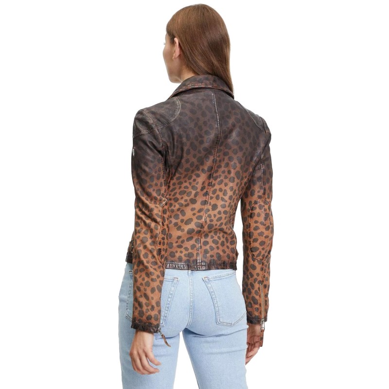 Geaca de Piele Dama Gipsy Coniac GWCheetah – IMBRACAMINTE