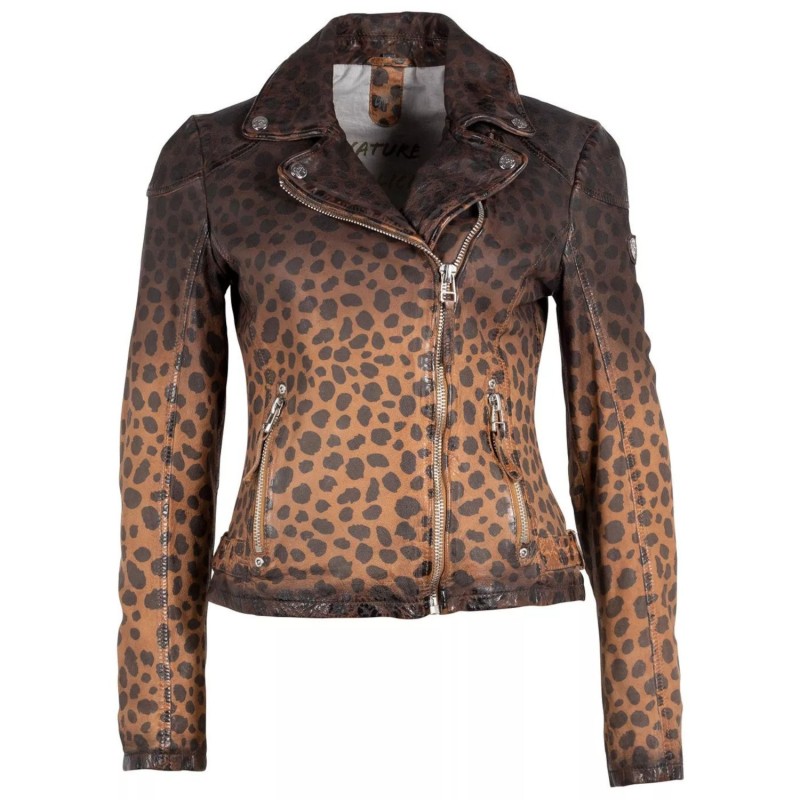 Geaca de Piele Dama Gipsy Coniac GWCheetah – IMBRACAMINTE