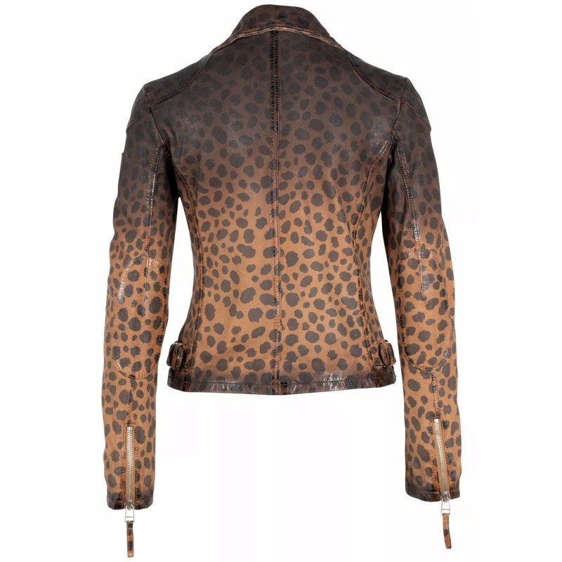Geaca de Piele Dama Gipsy Coniac GWCheetah – IMBRACAMINTE