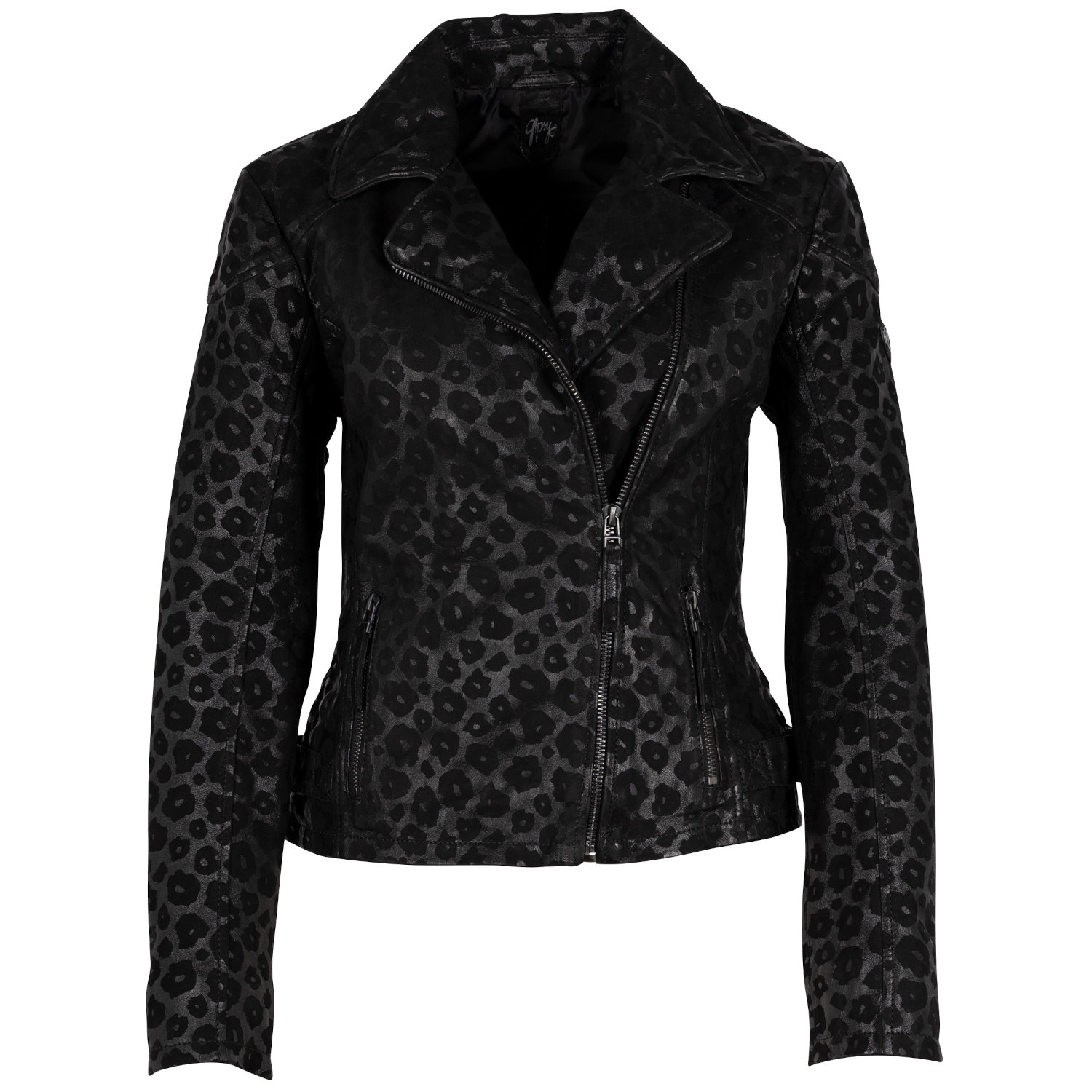 Geaca de Piele Dama Gipsy Negru/Negru Leopard GWCheetah – IMBRACAMINTE Geaca de Piele Dama Gipsy Negru/Negru Leopard GWCheetah – IMBRACAMINTE