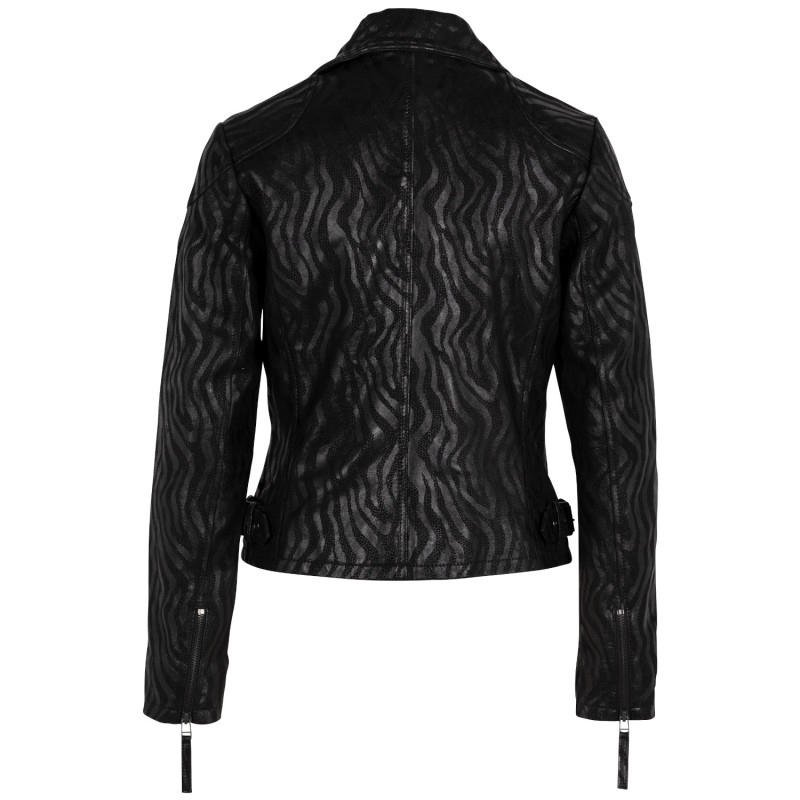 Geaca de Piele Dama Gipsy Negru/Negru Zebra GWCheetah – IMBRACAMINTE Geaca de Piele Dama Gipsy Negru/Negru Zebra GWCheetah – IMBRACAMINTE