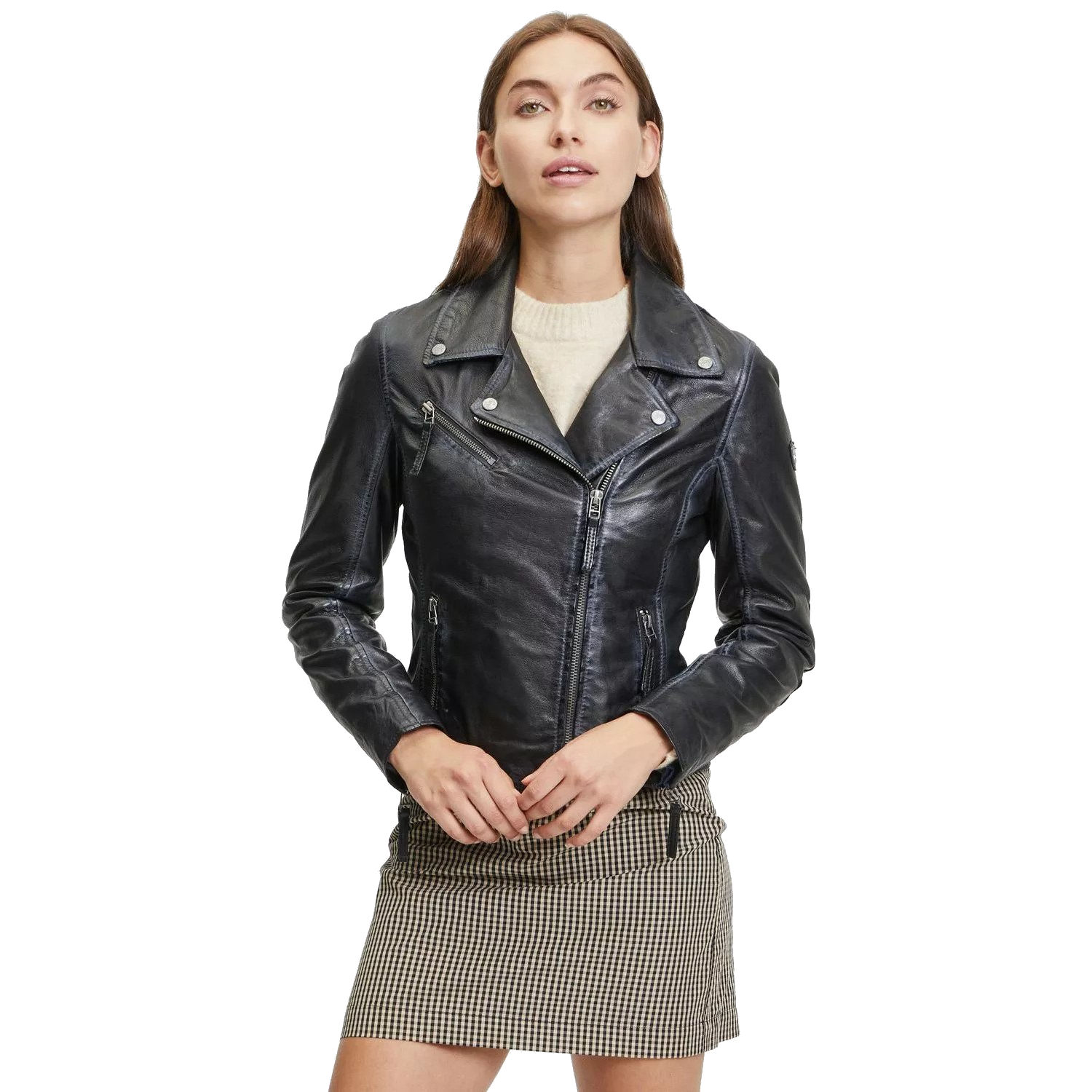 Geaca de Piele Dama Gipsy Neagra GWChrystie – IMBRACAMINTE Geaca de Piele Dama Gipsy Neagra GWChrystie – IMBRACAMINTE