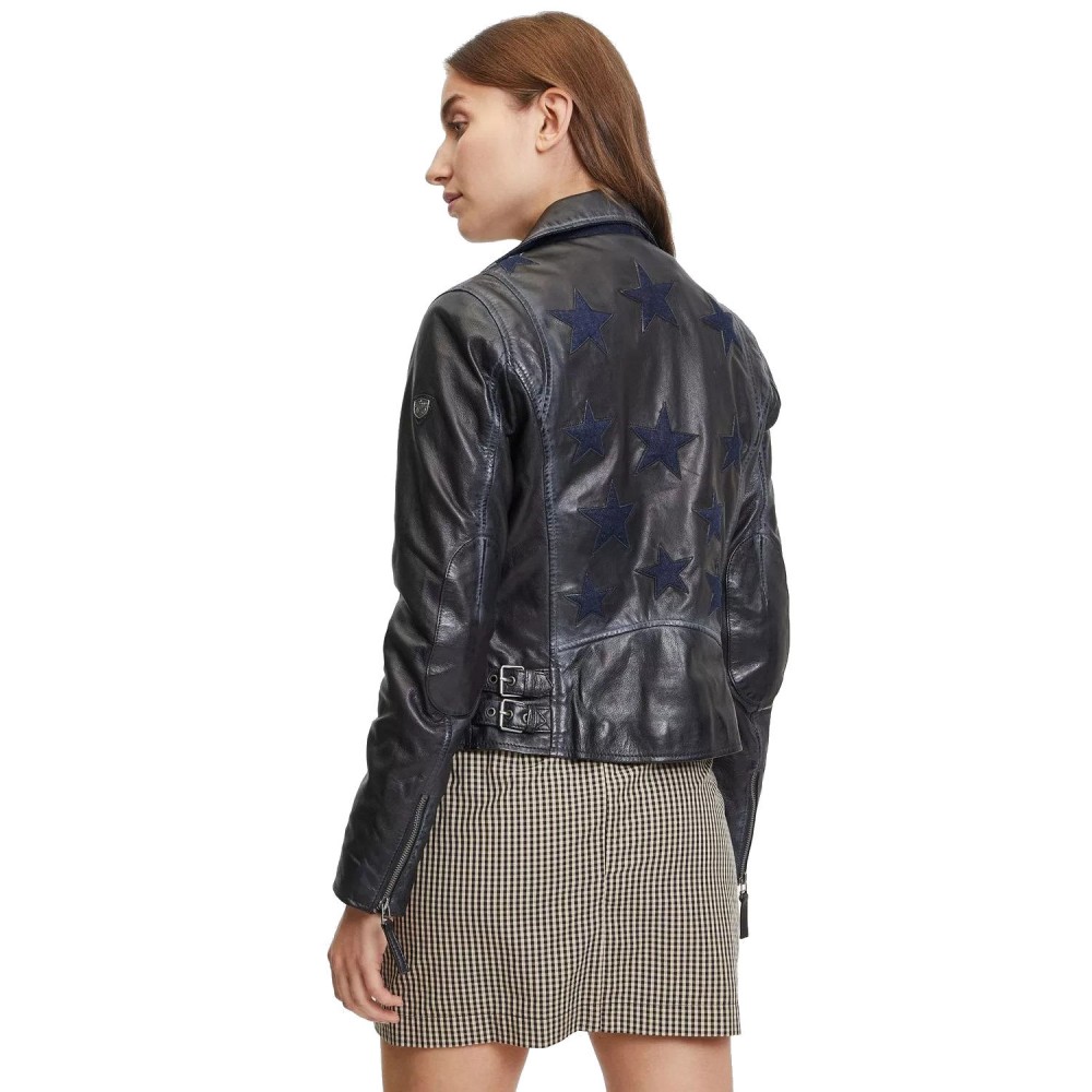 Geaca de Piele Dama Gipsy Neagra GWChrystie Geaca de Piele Dama Gipsy Neagra GWChrystie - readytowear.ro