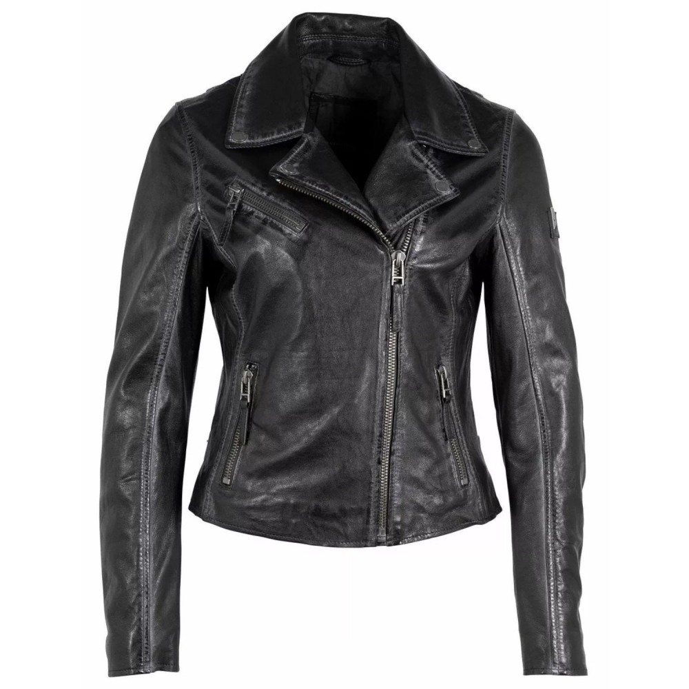 Geaca de Piele Dama Gipsy Neagra GWChrystie Geaca de Piele Dama Gipsy Neagra GWChrystie - readytowear.ro